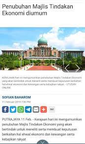 Check spelling or type a new query. Apa Fungsi Sebenar Majlis Tindakan Ekonomi Negara Shahril