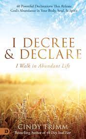 Check spelling or type a new query. I Decree And Declare I Walk In Abundant Life 40 Powerful Declarations That Release God S Abundance In Your Body Soul And Spirit Trimm Dr Cindy 9780768456370 Amazon Com Books