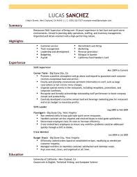 Supervises all employees in dining and bar area and any employee other than department heads while manager is on duty. Best Shift Supervisor Resume Example Livecareer
