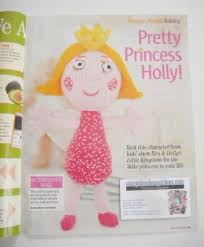 princess holly doll toy knitting pattern