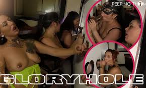 Public Gloryhole- Ivy Satisfying Dicks Publicly