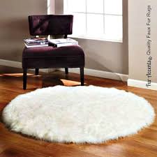 Black And White Sheepskin Rug Thick Plush Shag Round Area Rug Premium Faux Fur Soft Designer Sheepskin Shaggy White Or Off White Ru White Fluffy Rug White Fur Rug White Faux Fur Rug