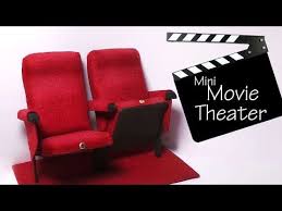 Miniature Movie Theater Chairs Tutorial Polymer Clay Mixed Media Movie Theater Chairs Theater Chairs Barbie Diorama