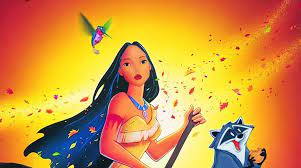 Zeichnung zum ausdrucken und färben. Disneyfilm Pocahontas Kingkalli