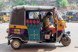 Auto Rickshaw Waiting Outside The Train Station In Thrichur Kerala India Kerala India Western Ghats Kerala
