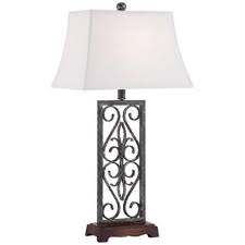 Ellis Wrought Iron Table Lamp 5p832 Lamps Plus Wrought Iron Table Lamp Iron Lamp