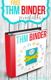 Free Trim Healthy Mama Binder Printables Measuring Flower