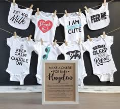Unisex Onesie Decorating Kit Personalized Kraft Sign Diy Baby Shower Kit Decorating Station 8 De In 2020 Onesie Decorating Onesie Decorating Kit Diy Baby Stuff