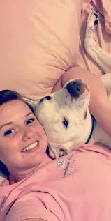 Paisley ... cuddled up with lambchop