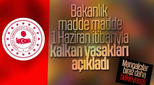 Bakanlık, lokanta, restoran kafe gibi işyerleri, park, piknik, alanları. Icisleri Bakanligin Dan 81 Valilige 1 Haziran Genelgesi Ekointernet Haber