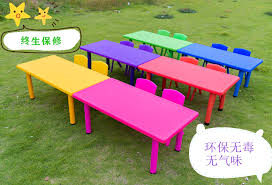 Provide your children with ample room for a new project or tea party with a kids' table and chair set. Kindergarten Table And Chair Children Table And Chair Set Baby Toy Table Set Plastic Play Table Study Desk Small Chair