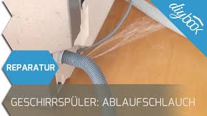 Ablaufschlauch Einer Spulmaschine Wechseln Anhand Eines Zanussi Geschirrspulers Youtube