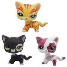 Littlest pet shop cat #525 lps orange striped cat short hair green tear drop eye. Pet Shops 3pcs Littlest Black Yellow Pink Short Hair Cat Lps 1451 2249 2291 Buy Online In Cote D Ivoire At Desertcart 152189832