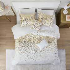 Shop over 360 top gold duvet cover and earn cash back all in one place. Kendra Metallic Printed Duvet Cover Set Ivory Gold Target