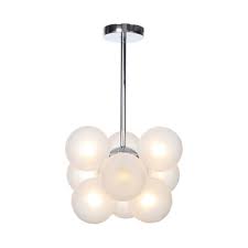 Semi flush mount ceiling lights for all close to ceiling applications with discount prices and free shipping from our home lighting store. Globe Semi Flush Lighting Grey White Red Glass 9 Lights Black Brass Chrome Ceiling Light Fixture For Living Room Takeluckhome Com
