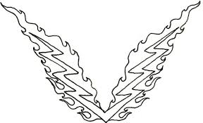 People who printed this coloring page also printed. Lightning Bolt Coloring Page Coloring Home