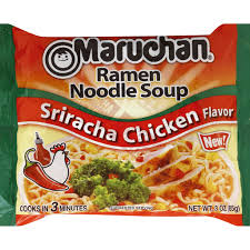 I usually never make the soup, but put it in a cup of hot water and let it sit with the flavor packet while i do a pan of stir fry . Maruchan Ramen Noodle Soup Sriracha Chicken Flavor Robert Fresh Shopping