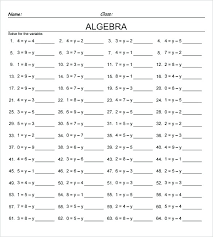 Answer key is at the end of each worksheet so even parents can check the answers after student has solved the algebric equations. Worksheet Algebra Worksheets Grade Answers Math Printable Answer Key Free 8th Sumnermuseumdc Org