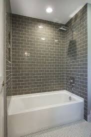 Bathroom Bath Nook With Floor To Ceiling Tiles Bathroom Bath Nook With Floor To Ceiling Gray Tiles Bath Small Bathroom Remodel Bathtub Tile Bathrooms Remodel
