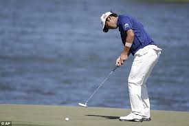 Hideki matsuyama of japan apologized saturday to ian poulter and other two players behind him for damaging the 13th green at doral with his putter in the second round and walking off the green. Ian Poulter Calls Hideki Matsuyama An Idiot For Burying His Putter In The Green Daily Mail Online