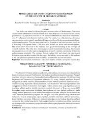 Buku ipa kelas viii smp/mts ini disusun dengan pemikiran di atas. Pdf Matemathics Students Misconception In Research Proposal Using Certainty Of Response Index