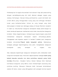 Kepentingan Memulihara Bangunan Bersejarah