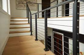 The prescriptive wood deck construction guide by the american wood council is an excellent source for deck building codes. Onyx Rod Railing System Black Stainless Steel Railing Viewrail Steel Stair Railing Stair Railing Kits Stainless Steel Railing