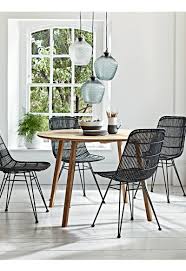 New Flat Rattan Dining Chair Black Furniture Rattan Dining Chairs Oak Dining Table Oak Table