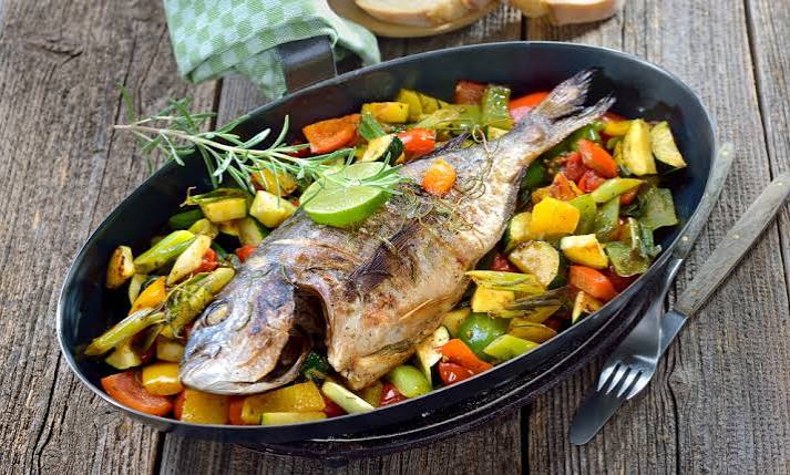 Sea Bream with Vegetables