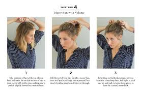 10 Easy Ways To Style Hair The Everygirl Short Hair Up Hair Styles Long To Short Hair