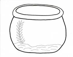 Empty Fish Bowl Coloring Page Fish Printables Coloring Pages Templates Printable Free