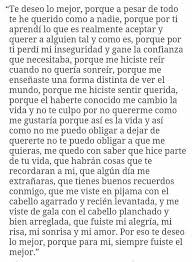 Siempre Fuiste Y Probablemente Siempre Lo Seas Te Quiero A Pesar De La Distancia Por Eso Te Deseo Lo Mej Frases Bonitas Frases Sentimentales Carta Despedida