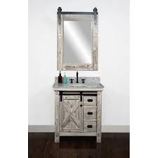 Published at 919 × 1228 in best 34 inexpensive bathroom vanity with farmhouse sink. Infurniture Wk8530 W Cw Top 30 Inch Rustic Solid Fir Barn Door Style Single Sink Vanity In White Wash With Carrara