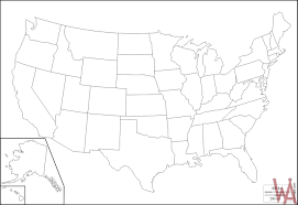 This blank usa outline map can be of ideal for all kinds of educational purposes. Outline Map Of Usa Blank Us Map Whatsanswer