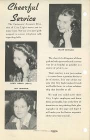 City Light Telephone Customer Service 1945 Seattle City City Lights City