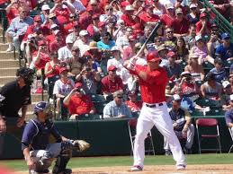 mike trout picture of tempe diablo stadium tripadvisor