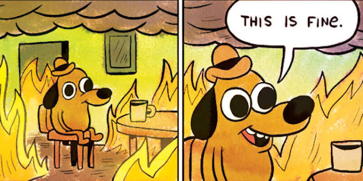 De « this is fine » à « this is not fine », l'histoire d'un « meme » qui a du chien
