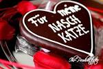 Valentinstagskarten aus Schokolade - Valentinstagskarte zum