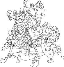 Free Printable Alice In Wonderland Coloring Pages For Kids Disney Coloring Pages Alice In Wonderland Cartoon Cartoon Coloring Pages