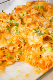 Buffalo Chicken Frito Pie Is An Easy Casserole Recipe Using Shredded Rotisserie Chicken And Diced Celery Tossed In Buffalo Sauce And Ranch