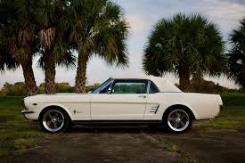 Image result for Wimbledon White 1966 Mustang