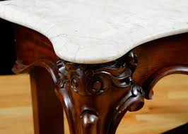 Antique American Console Table In Mahogany With White Marble Top C 1835 Bonnin Ashley Antiques Miami Fl Large antique french marble top console table iron base.
