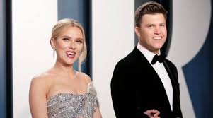 After colin jost revealed his wedding to scarlett johansson is delayed and he doesn't know how saturday night live will work in the fall, graeme o'neil. Scarlett Johansson Gets Married To Comedian Colin Jost Entertainment News The Indian Express