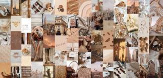Boho Beige Trendy Aesthetic Wall Collage Kit Digital Download 70pcs Aesthetic Desktop Wallpaper Pink Wallpaper Laptop Cute Laptop Wallpaper