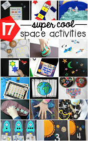 Bookmark this page or save it to pinterest, because you'll find a wealth of ideas here for encouraging kids' interest in and developing their knowledge of space. Outer Space Kids Bingo Playdough To Plato