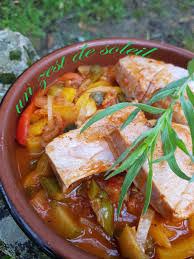 Thon A La Catalane La Cuisine De Giulia En 2020 Recette Sans Cuisson Boulette De Veau Cuisine