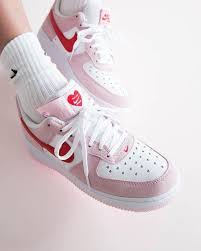 Nike will with the air force 1 love letters! Nike Air Force 1 Low 07 Qs Valentine S Day Love Letter Women S Fashion Footwear Sneakers On Carousell