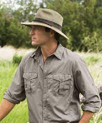 Our Weathered Safari Hat Will Look Great On Dad Shop Woolrich Com Today Fathersday Woolrich1830 Safari Outfit For Men Safari Outfits Outdoor Outfit