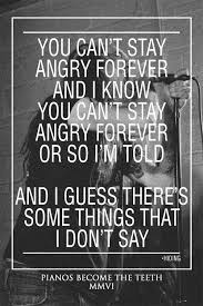 Pianos Become The Teeth Hiding Split 7 With Touche Amore Words Music Lyrics Teeth Quotes