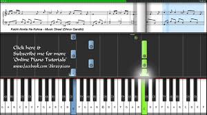 Kabhi Alvida Naa Kehna Piano Tutorial Midi Music Sheet Dhruv Gandhi Youtube